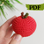 Crochet apple pattern, apple ornament amigurumi pattern, crochet fruit deco