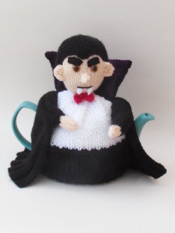 TeaCosyFolk's Count Dracula Tea Cosy Knitting Pattern
