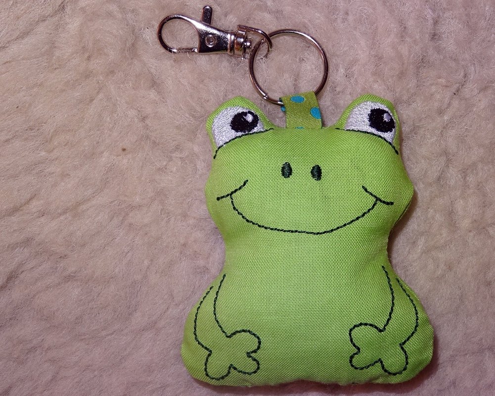 Frosch ITH - 6cm bis 13cm - Stickdatei