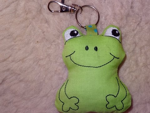 Frosch ITH - 6cm bis 13cm - Stickdatei