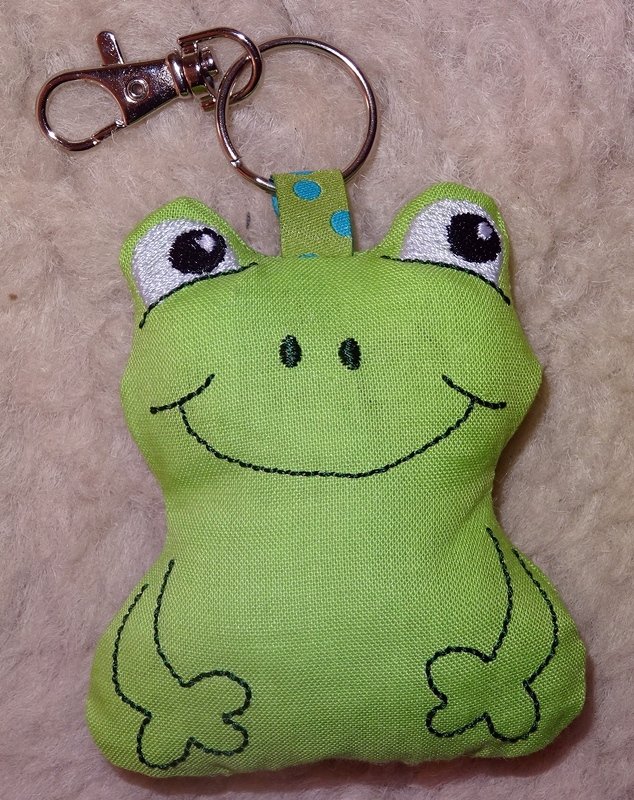 Frosch ITH - 6cm bis 13cm - Stickdatei - Bild 5