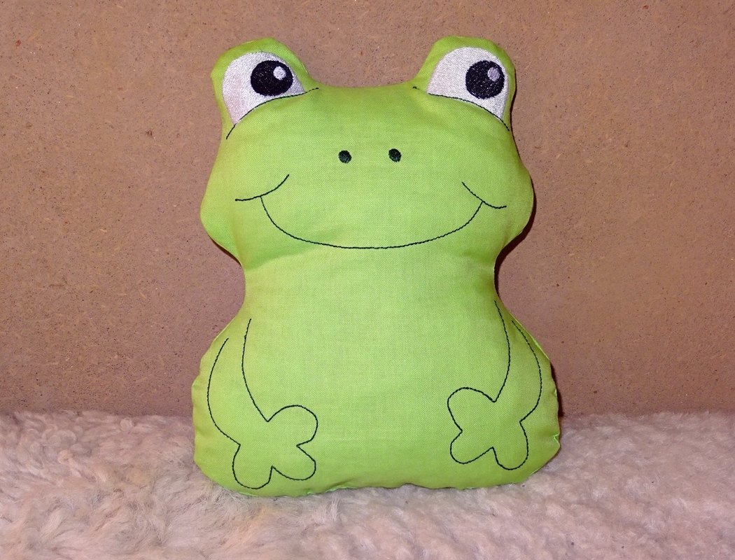 Frosch ITH Stickdatei 15cm bis 24cm