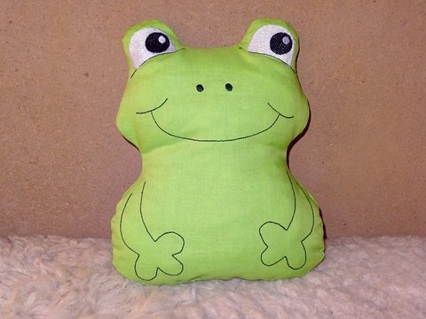 Frosch ITH Stickdatei 15cm bis 24cm