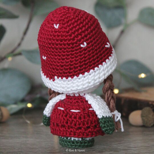 Häkelanleitung Fliegenpilzmädchen Verena