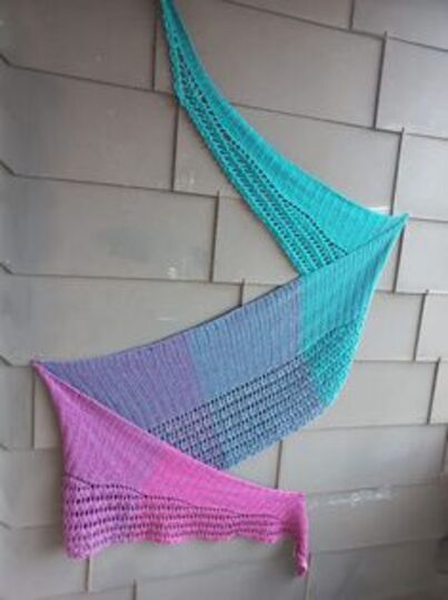 Häkelanleitung flaches Dreiecktuch Talia