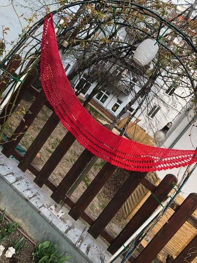 Häkelanleitung flaches Dreiecktuch Talia