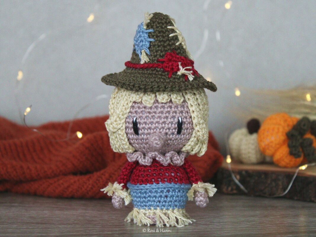 Häkelanleitung Vogelscheuche Heribert