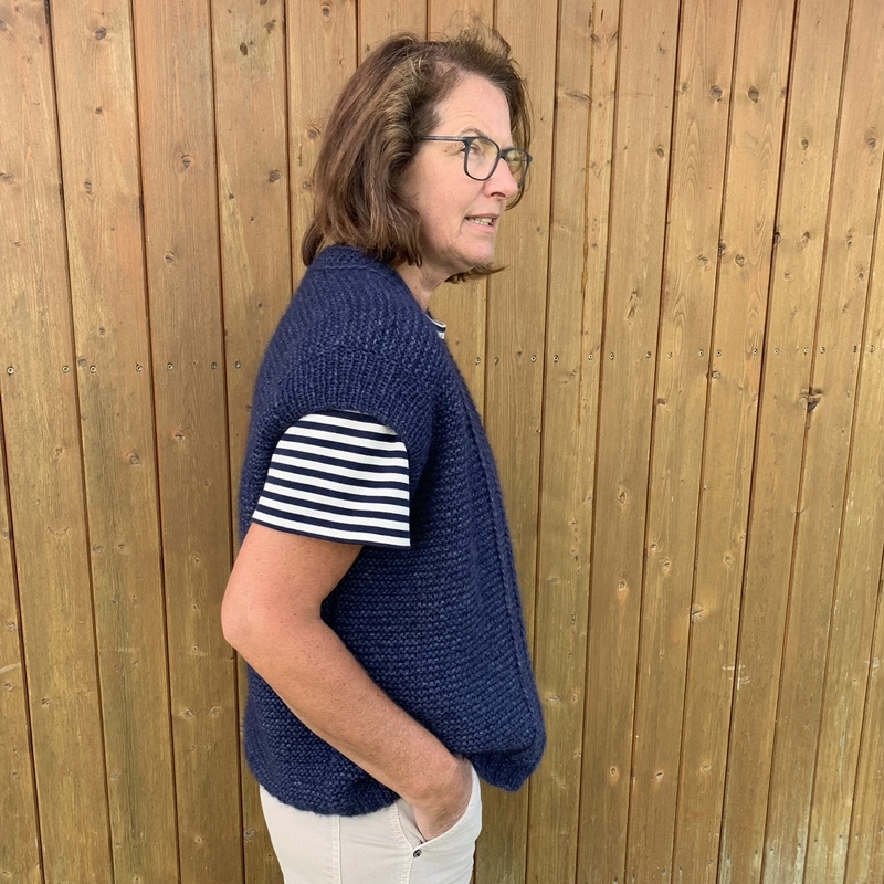 Strickanleitung Weste Jana Größe 36 – 48