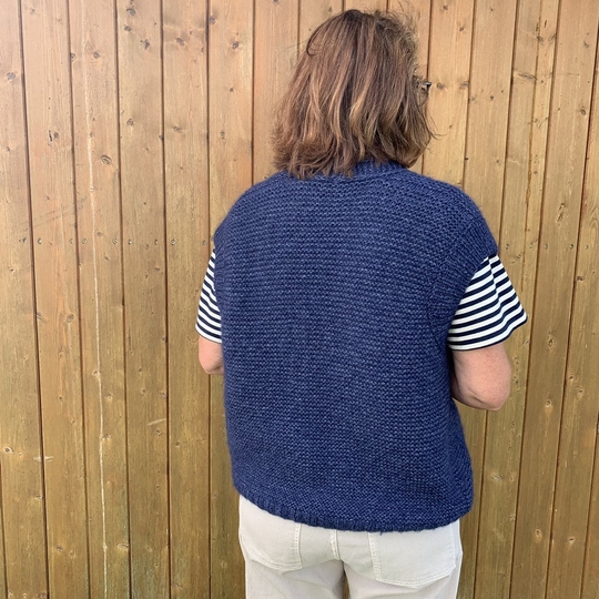 Strickanleitung Weste Jana Größe 36 – 48