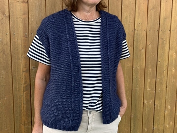 Strickanleitung Weste Jana Größe 36 – 48