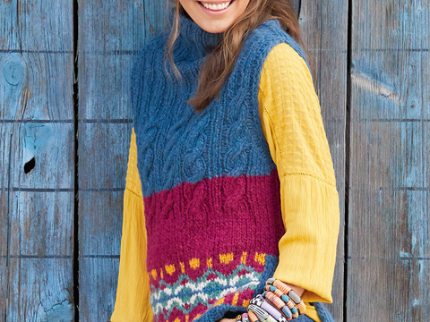 Folkloristischer Pullunder