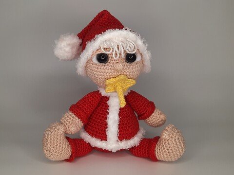 Die Schnullerbande - Holger das Weihnachtsbaby - Amigurumi Häkelanleitung
