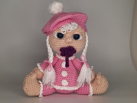 Die Schnullerbande - Hilke das Weihnachtsmädchen - Amigurumi Häkelanleitung