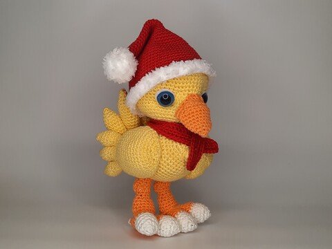 Ludwig das Weihnachtsküken - Amigurumi Häkelanleitung