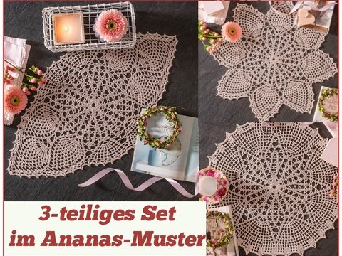 Altrosa Häkeltraum - 3-teilig