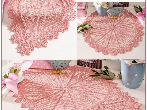 Blättertraum in Rosa 3-teilig