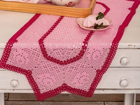 Läufer Rosenbordüre