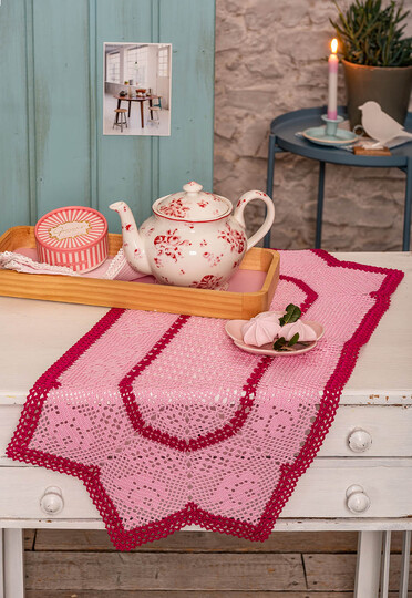 Läufer Rosenbordüre