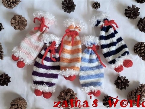 Häkelanleitung Weihnachts-Säckchen