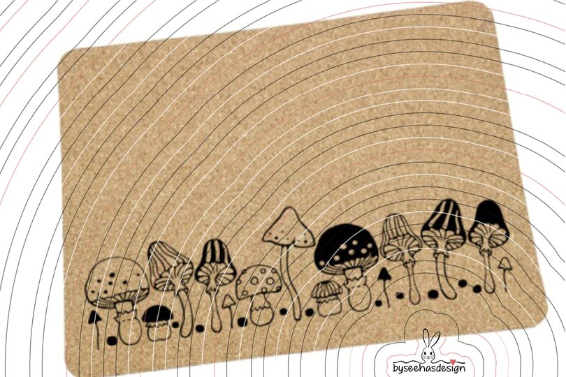 Pilze Plotterdatei SVG DXF