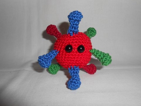 Amigurumi "Der kleine Virus"