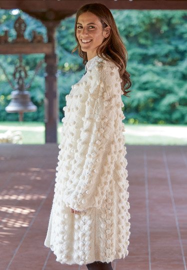 Voluminöser und leichter Mantel