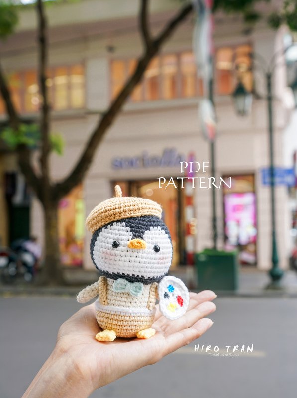 Artist Penguin PDF pattern English