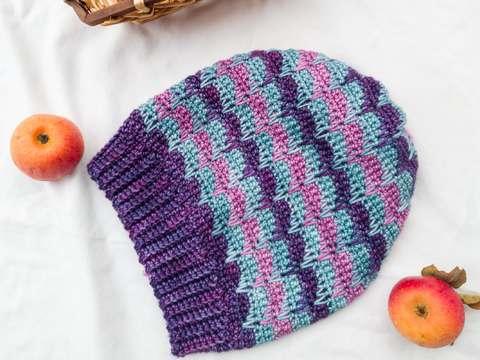 Häkelanleitung: Epines Beanie, Mütze für Babys, Kinder & Erwachsene 7Größen