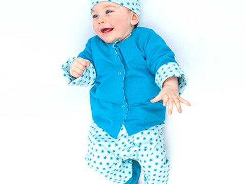 Schnittmuster Baby-Set ALBERTO – Overall Jacke Mütze Gr. 56/62–92/98