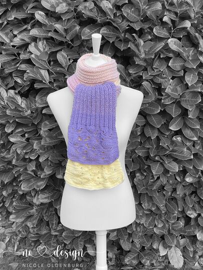 no 4 - Häkelanleitung für einen kuschelig dicken Winterschal