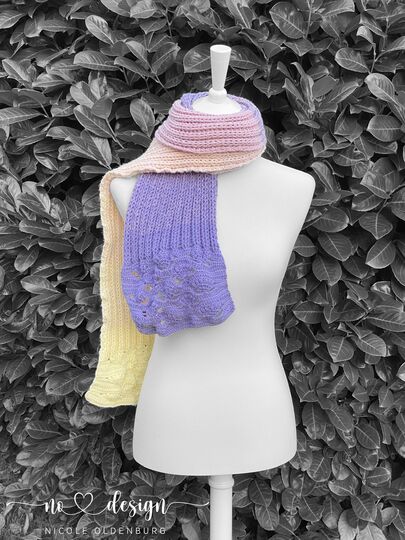 no 4 - Häkelanleitung für einen kuschelig dicken Winterschal