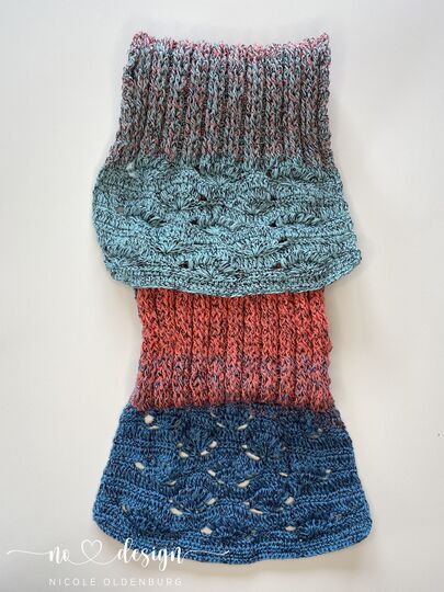 no 4 - Häkelanleitung für einen kuschelig dicken Winterschal