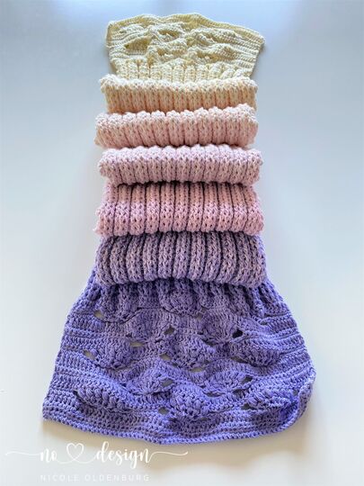 no 4 - Häkelanleitung für einen kuschelig dicken Winterschal