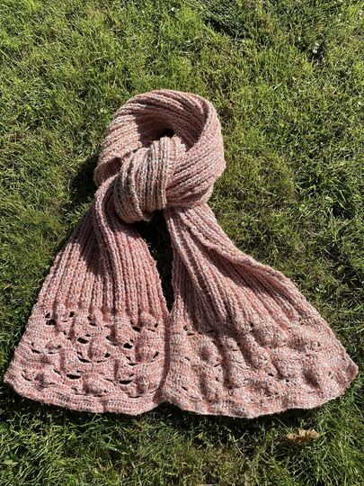 no 4 - Häkelanleitung für einen kuschelig dicken Winterschal