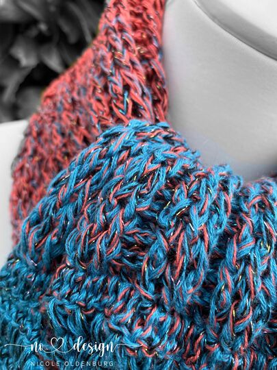 no 4 - Häkelanleitung für einen kuschelig dicken Winterschal