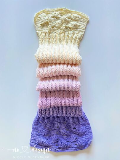 no 4 - Häkelanleitung für einen kuschelig dicken Winterschal