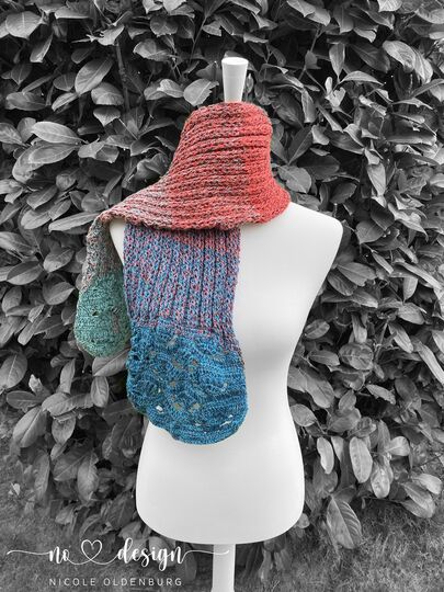 no 4 - Häkelanleitung für einen kuschelig dicken Winterschal