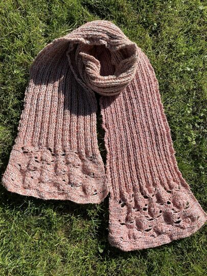 no 4 - Häkelanleitung für einen kuschelig dicken Winterschal