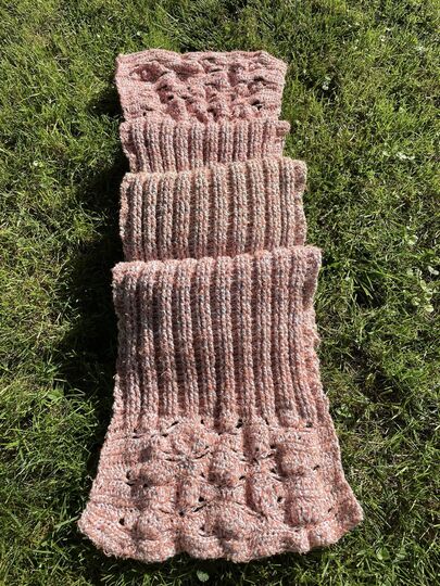 no 4 - Häkelanleitung für einen kuschelig dicken Winterschal