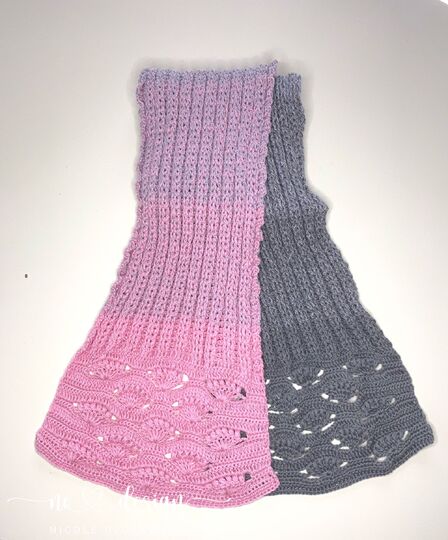 no 4 - Häkelanleitung für einen kuschelig dicken Winterschal