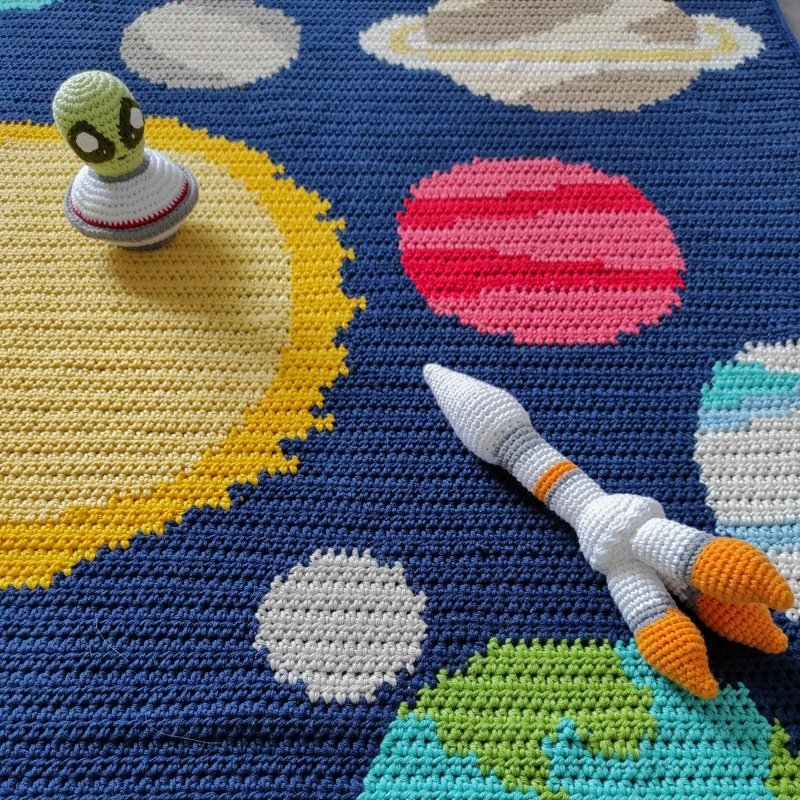 Baby Blanket Space Crochet Pattern - Image 2