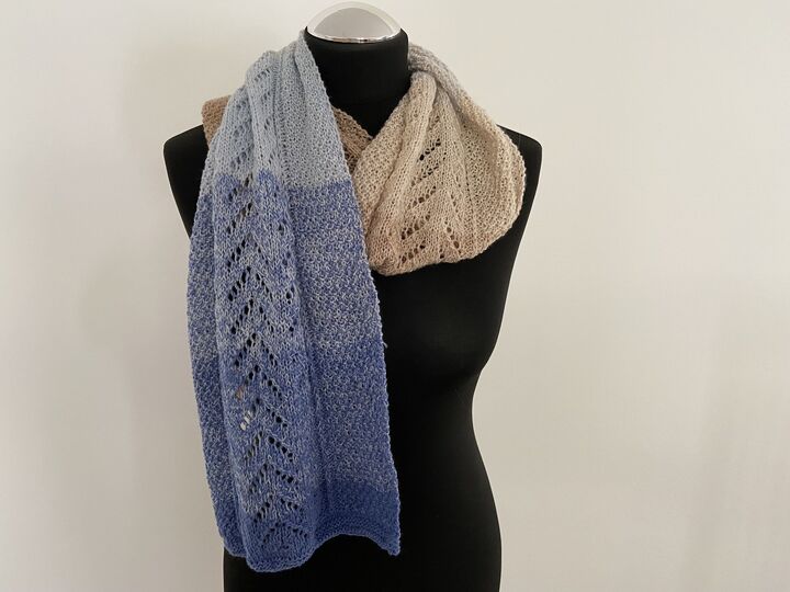 Strickanleitung - Schal "Meeresbrise"