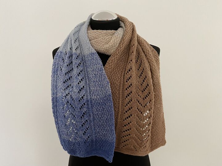 Strickanleitung - Schal "Meeresbrise"