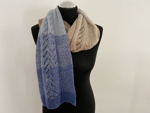 Strickanleitung - Schal "Meeresbrise"