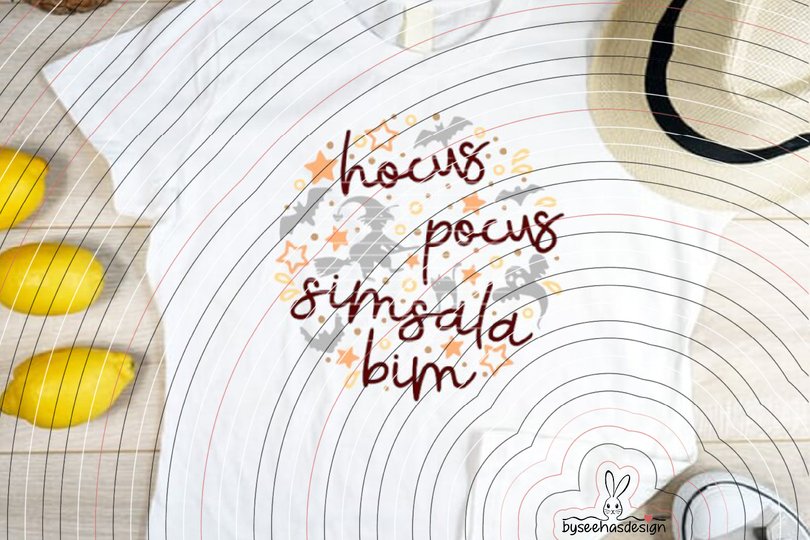 Hocus Pocus Plotterdatei SVG DXF