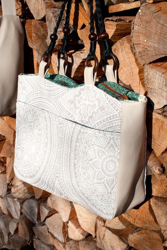 TARANEH - große Tasche nähen - Querformat - Bild 10