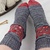 Knitting Pattern PDF textured socks with crossed stitches