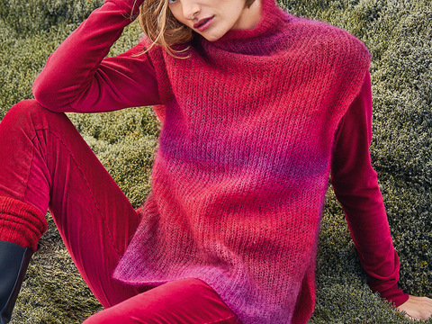 Pullunder mit Stehkragen