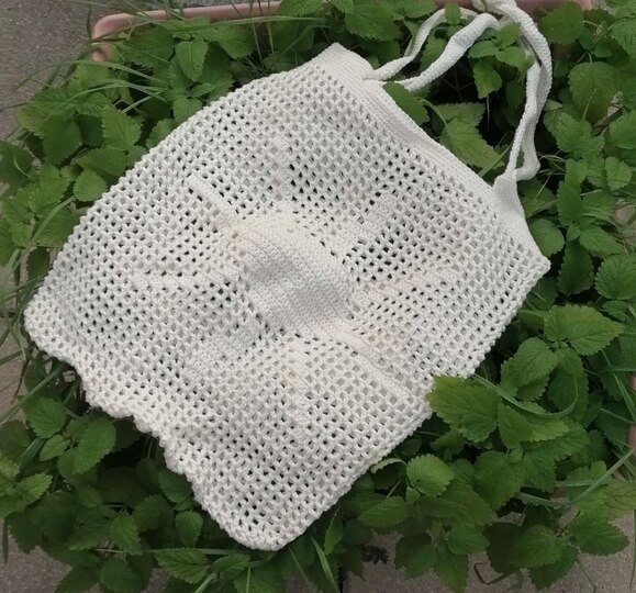 Einkaufstasche / Einkaufsnetz Sonne