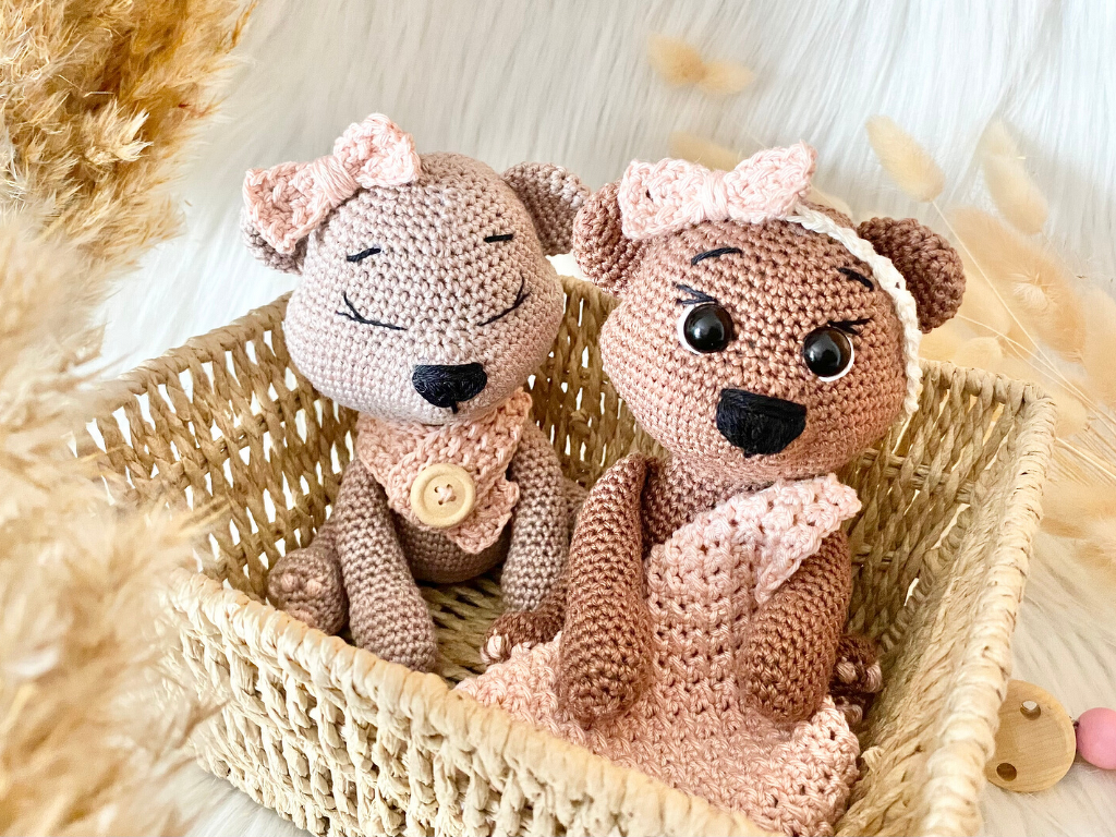 Bär Nayla- Häkelanleitung Amigurumi von Wolldiamant - Bild 7